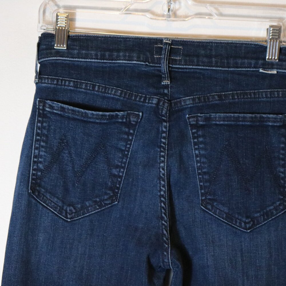 Mother Lil Kick It Mid Rise Straight Leg Jeans Womens 26 I Put A Spell On You - Picture 9 of 9